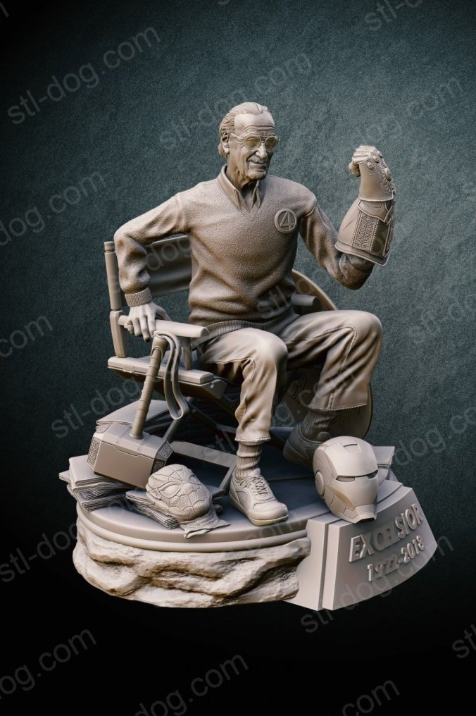 斯坦·李(Stan Lee) 3D打印图纸